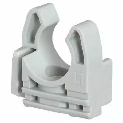 lyre grise pour conduit irl �25mm avec fixation des conduits par simple clipsage (031362)