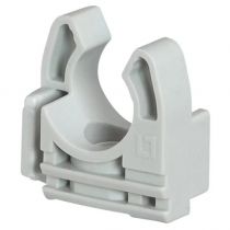 lyre grise pour conduit irl ø25mm avec fixation des conduits par simple clipsage (031362)
