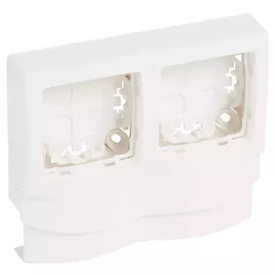 cadre saillie 2 postes pour pose le long moulures dlplus hauteur 16mm (031416)