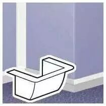 adaptateur de cadre mosaic pour pose en bout de moulure dlplus 32x20mm (031646)
