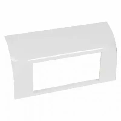 support mosaic 4 modules pour pose sur plinthe dlp 140x35mm - blanc (031671)