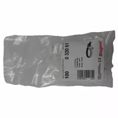 collier identific colring - dent int polyamide 6/6 - l 2,4 - l 95 - incolore (032061)