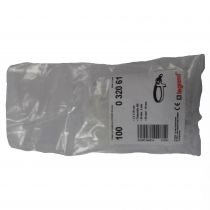 collier identific colring - dent int polyamide 6/6 - l 2,4 - l 95 - incolore (032061)