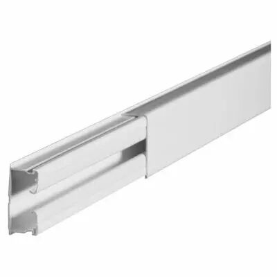 moulure dlplus 40x20mm 1 compartiment longueur 3m - blanc (033343)