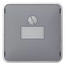 interrupteur crépusculaire étanche plexo composable ip55 gris (069517)