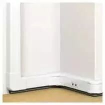 goulotte 1 compartiment � clippage direct mosaic 50x80mm - blanc antimicrobien (075700)