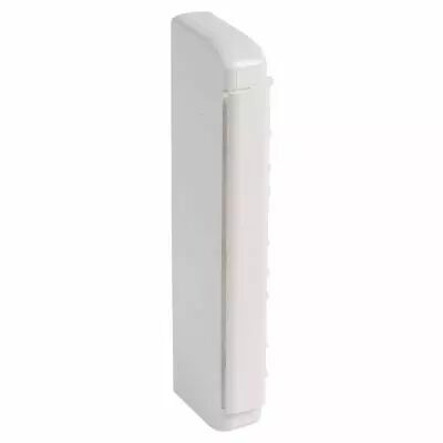 embout pour goulotte � clippage direct mosaic 50x180mm - blanc antimicrobien (075709)