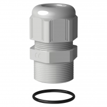 presse-étoupe plastique ip68 pg 29 - gris ral7035 (381590)