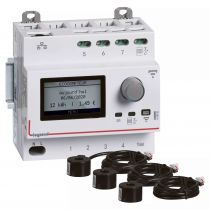 pack ecocompteur connecté avec 3 transformateurs de courant fermés 80a (412033)