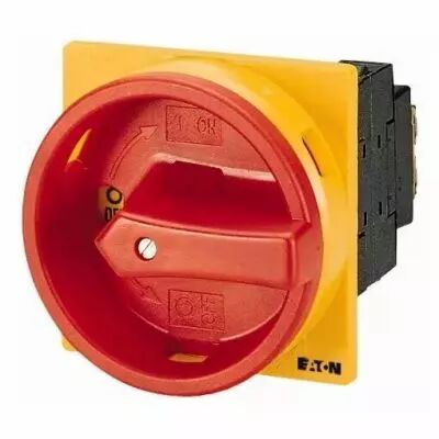 inter g�n�ral, 3p+n, 25a, poign�e rouge-jaune, verrouillable, encastr� (081587)