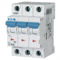 disjoncteur modulaire pls6, 3p, 20a ,6ka (en 60898), courbe c (242950)