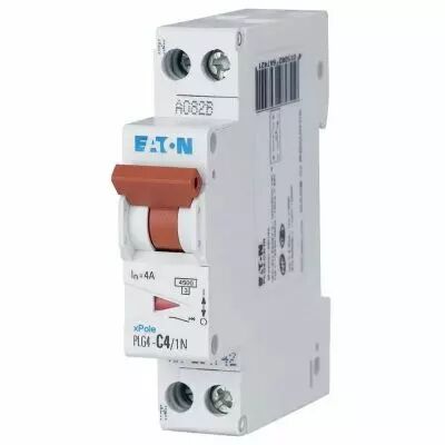 disjoncteur modulaire, 1p+n, 6a, courbe c, 4,5ka (en 60898) (264743)