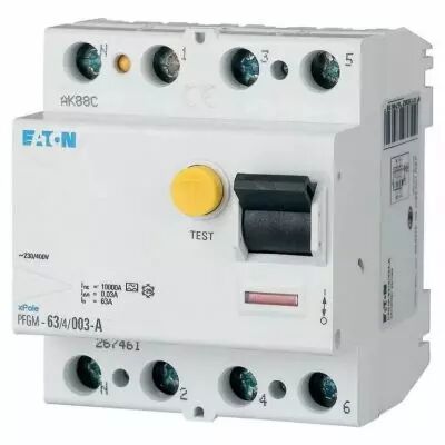 interrupteur diff�rentiel pfgm, 4p, 40a 30ma type a (267457)