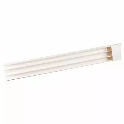 moulure keva 50mmx20mm - fond+couvercle-3 compartiments-longueur 2m-blanc artic (11581)