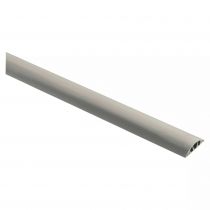 passage de plancher 75x18mm-fond+couvercle-3 compartiments-longueur 2m-gris 7030 (12026)