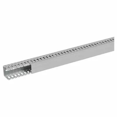 goulotte segma 40mmx40mm - pas de 6mm � 6,5mm - 1 couvercle - longueur 2m - pvc (21155)