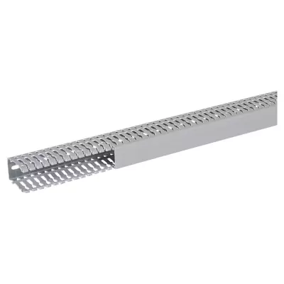 goulotte segma 40mmx60mm - pas de 6mm � 6,5mm - 1 couvercle - longueur 2m - pvc (21160)