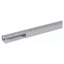 goulotte segma 40mmx60mm - pas de 6mm à 6,5mm - 1 couvercle - longueur 2m - pvc (21160)