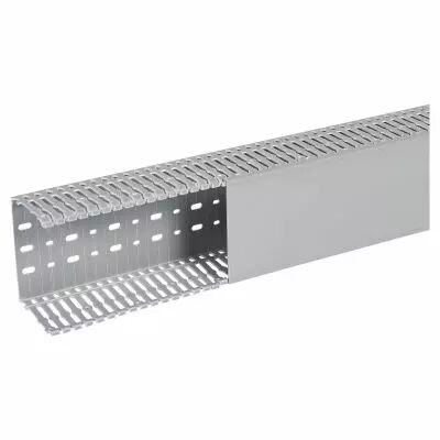 goulotte segma 120mmx80mm - pas de 6mm � 6,5mm - 1 couvercle - longueur 2m - pvc (21170)