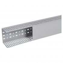 goulotte segma 120mmx80mm - pas de 6mm à 6,5mm - 1 couvercle - longueur 2m - pvc (21170)