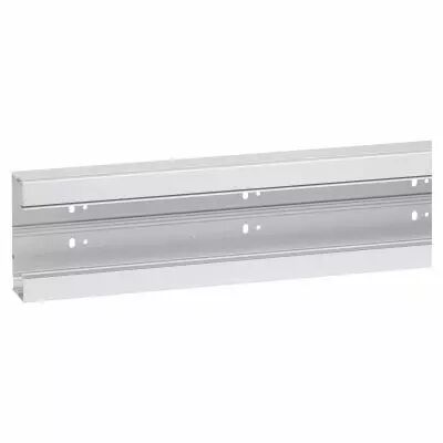 goulotte logix universel - 130x50mm - 1 compartiment - sans couvercle -aluminium (48206)