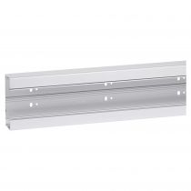 goulotte logix universel - 130x50mm - 1 compartiment - sans couvercle -aluminium (48206)