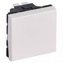 interrupteur ou va-et-vient logix - 2 modules - bornes auto - blanc artic (49007)