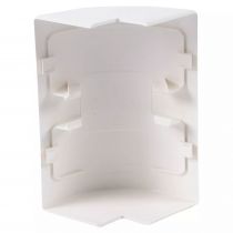 angle extérieur non variable - pour goulotte logix 45 130x50mm - blanc artic (68008)