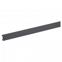 couvercle largeur 45mm pour goulotte logix45, colonne, colonnette - pvc noir (68228)