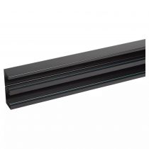 goulotte logix 45 - 130x50mm - 2 compartiments-2m -livré sans couvercle-pvc noir (68234)