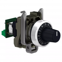 harmony xb4 - potentiomètre complet - ø22 - 470k? - raccordement sur bornier (xb4bd912r470k)
