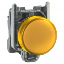 harmony xb4 - voyant lumineux del - ø22 - orange - 24v - vis étrier (xb4bvb5)