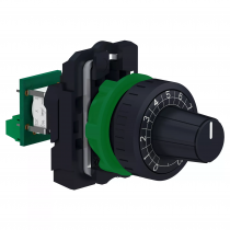 harmony xb5 - potentiomètre complet - ø22 - 4,7k? - raccordement sur bornier (xb5ad912r4k7)