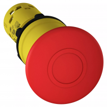 harmony arrêt d'urgence - rouge ø40mm - ø22 - pousser tirer - 1o+1f (xb7nt845)