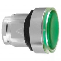 harmony xb4 - tête bouton pousser-pousser lumineux - ø22 - vert (zb4bh033)