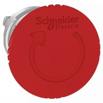 harmony xb4 - tête bouton arrêt urgence - ø40 - pousser tourn - rouge - lot 100 (zb4bs844s45)