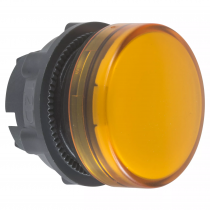 harmony xb5 - tête voyant lumineux ba9s - ø22 - lisse - orange (zb5av05)