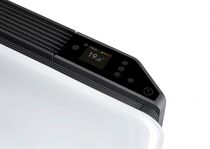 Atlantic - Radiateur connecté Divali Premium horizontal 1500W noir brillant (507646)