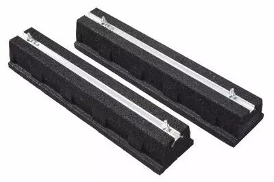 Atlantic - Supports sol caoutchouc noirs pour chauffe-eau thermodynamique (809531)
