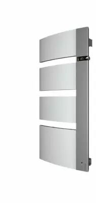 Atlantic - Radiateur s�che-serviettes Sensium m�t gauche 1750W blanc/gris (814119)
