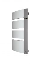 Atlantic - Radiateur sèche-serviettes Sensium mât gauche 1750W blanc/gris (814119)