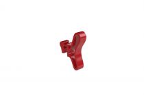 Atlantic - Patère papillon rouge passion pour sèche-serviettes lames plates (850206)