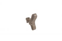 Atlantic - Patère papillon taupe pour sèche-serviettes lames plates (850209)