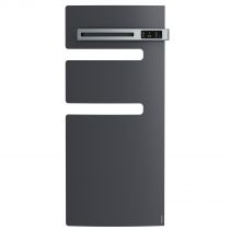 Atlantic - Radiateur sèche-serviettes connecté Serenis mât droite 1500W anthracite (850511)