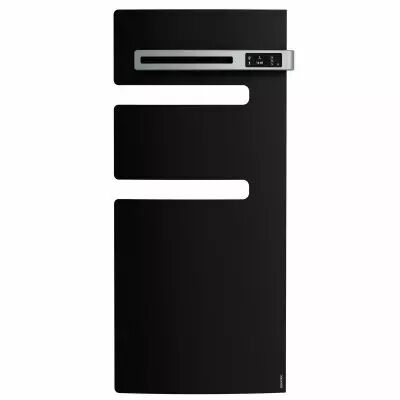 Atlantic - Radiateur s�che-serviettes connect� Serenis m�t droite 500W Noir (850535)