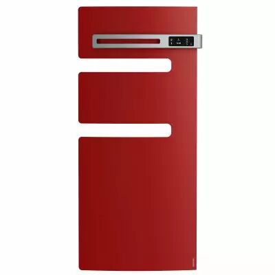 Atlantic - Radiateur s�che-serviettes connect� Serenis m�t gauche 500W Rouge passion (850537)