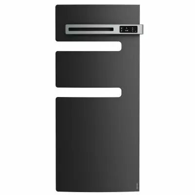 Atlantic - Radiateur s�che-serviettes connect� Serenis m�t gauche 500W anthracite (850548)