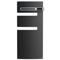 Atlantic - Radiateur sèche-serviettes connecté Serenis mât gauche 500W anthracite (850548)