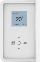 Atlantic - Radiateur sèche-serviettes Doris Digital étroit ventilo 1500W blanc carat (851162)