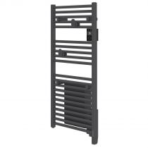 Atlantic - Radiateur sèche-serviettes connecté Doris digital 1500W anthracite (851231)